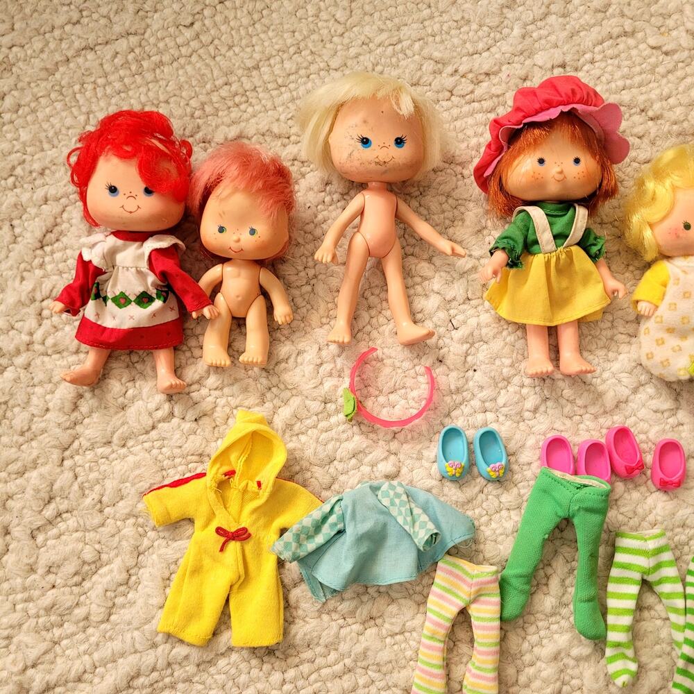 Vtg 1979 Strawberry Shortcake Dolls American Greetings Bundle - Picture 2 of 6